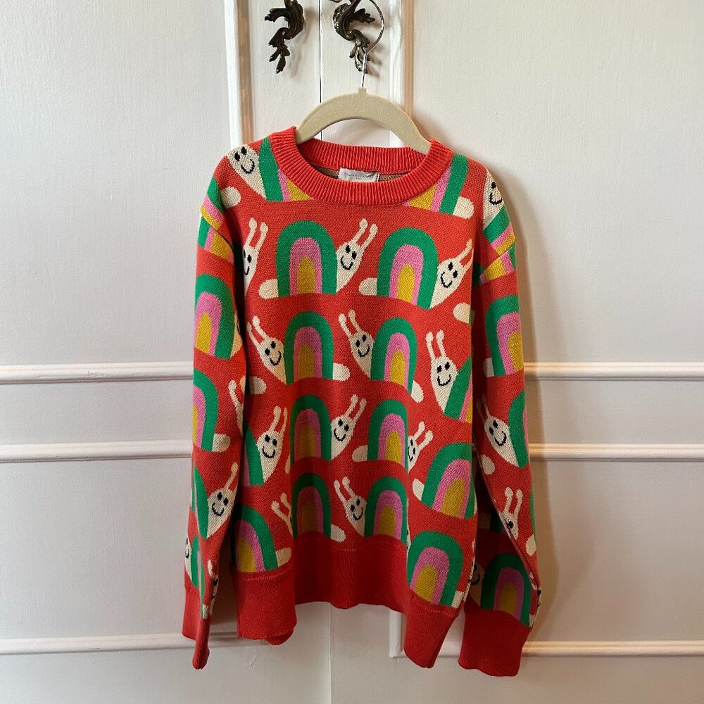Stella McCartney girls snail sweater, size 10